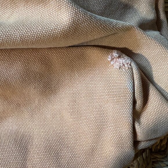 BAGGU Horizontal Duck in recycled cotton canvas in Bisque - Picture 7 of 8